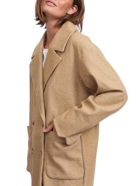 Mantel Vila Lunes Camel für Damen