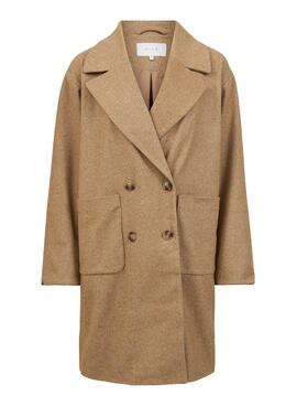 Mantel Vila Lunes Camel für Damen