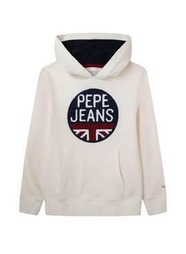 Sweatshirt Pepe Jeans Alexander Weiss für Junge
