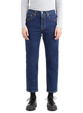 Jeans Levis 501 Crop Salsa für Damen