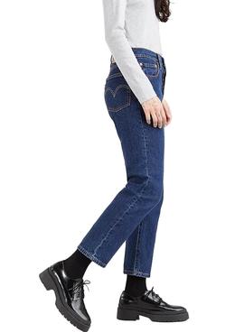 Jeans Levis 501 Crop Salsa für Damen