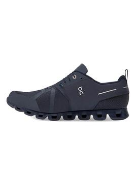 Sneaker On Running Cloud Waterproof Marineblau