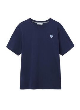 T-Shirt North Sails Basic Marineblau für Herren