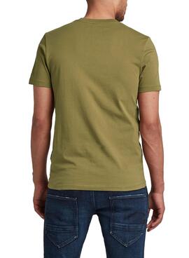 T-Shirt G-Star Box Graw Slim Grün für Herren
