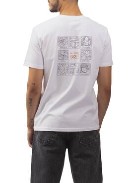 T-Shirt Klout Fall Vibes Weiss für Herren