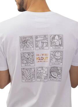 T-Shirt Klout Fall Vibes Weiss für Herren