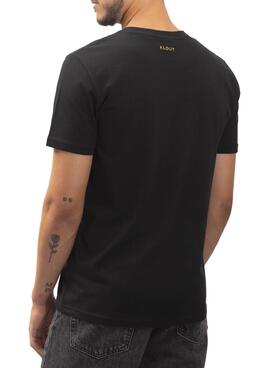 T-Shirt Klout Basic Bio-Baumwolle Schwarz