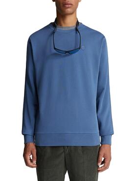 Sweatshirt North Sails Basic Blau für Herren