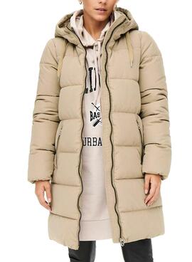 Jacke Only Dolly Puffer Beige für Damen