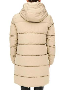 Jacke Only Dolly Puffer Beige für Damen