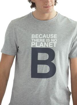 T-Shirt Ecoalf Great B Grau für Herren