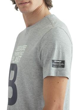 T-Shirt Ecoalf Great B Grau für Herren
