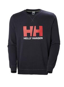 Sweatshirt Helly Hansen Logo Crew Marine Blau