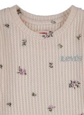 T-Shirt Levis Flower Rosa für Mädchen