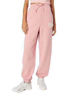 Hose Trainingsanzug Tommy Jeans Collegiate Rosa Damen