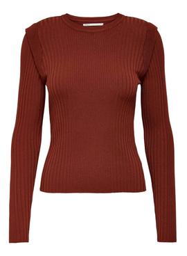 Pullover Only Libi Braun Knitted für Damen