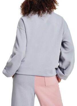 Sweatshirt Tommy Jeans Collegiate Lila für Damen