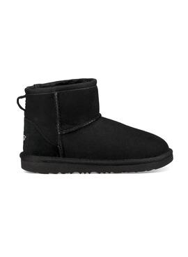 Stiefelettes UGG K Classic Mini Schwarz für Kinder