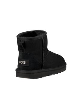 Stiefelettes UGG K Classic Mini Schwarz für Kinder