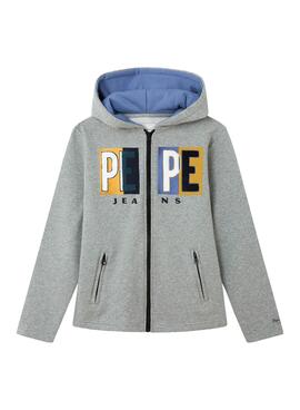 Jacke Pepe Jeans Joel Grau für Junge