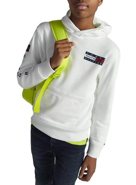 Sweatshirt Tommy Hilfiger Expedition Weiss Junge