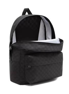 Rucksack Vans Old Skool Check Schwarz Mädchen und Junge