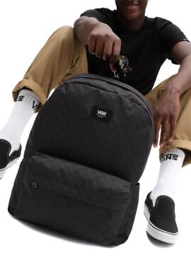 Rucksack Vans Old Skool Check Schwarz Mädchen und Junge