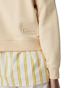 Sweatshirt Lacoste Live Beige für Damen