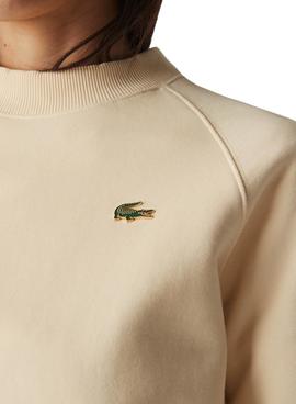 Sweatshirt Lacoste Live Beige für Damen