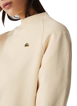 Sweatshirt Lacoste Live Beige für Damen