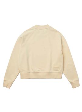 Sweatshirt Lacoste Live Beige für Damen