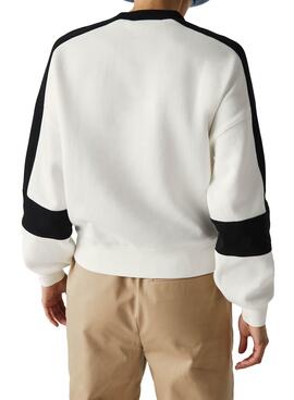 Sweatshirt Lacoste Live Weiss für Damen