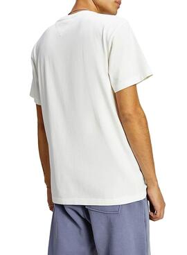 T-Shirt Tommy Jeans Collegiate Weiss für Herren