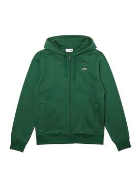 Sweatshirt Lacoste Sport Grün Rack Herren