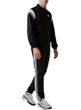 Trainingsanzug Lacoste Sport Contrast Schwarz für Herren