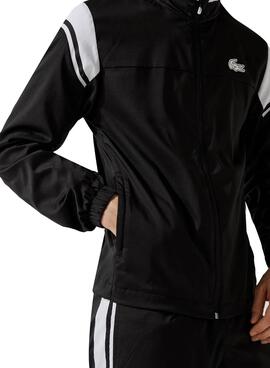 Trainingsanzug Lacoste Sport Contrast Schwarz für Herren