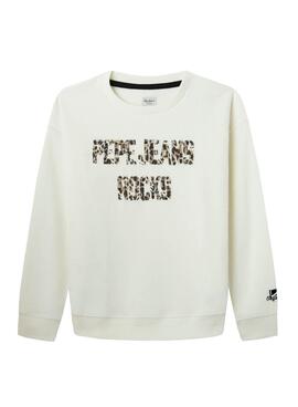 Sweatshirt Pepe Jeans Erika Weiss für Mädchen