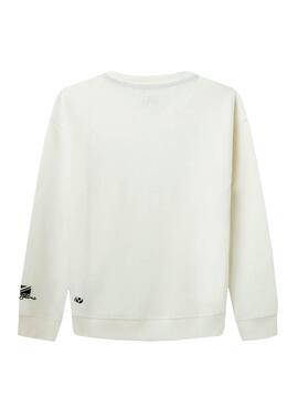 Sweatshirt Pepe Jeans Erika Weiss für Mädchen