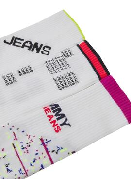 Socken Tommy Jeans Pack 3 Weiss Unisex