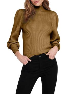 Pullover Only Katia Rollkragenpullover Braun für Damen