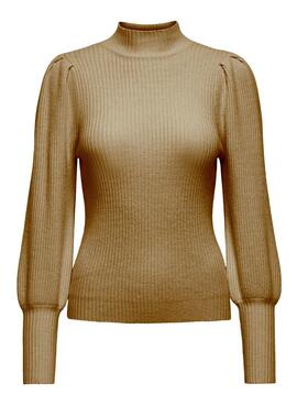 Pullover Only Katia Rollkragenpullover Braun für Damen