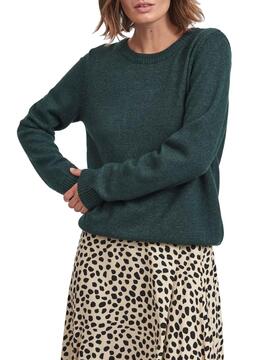 Pullover Vila Viril O-Neck Knit Top Grün für Damen