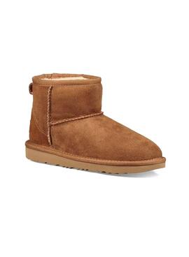 Stiefelettes UGG K Classic Mini II Marron für Kinder