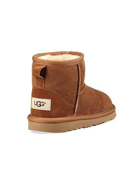 Stiefelettes UGG K Classic Mini II Marron für Kinder