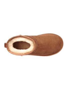 Stiefelettes UGG K Classic Mini II Marron für Kinder