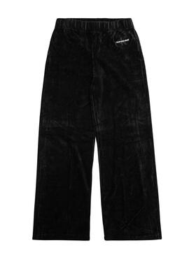 Hose Calvin Klein Jogginghose aus Cord Schwarz Damen