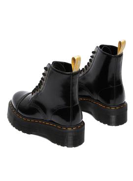 Stiefelettes Dr. Martens Vegan Sinclair Plataforma Schwarz