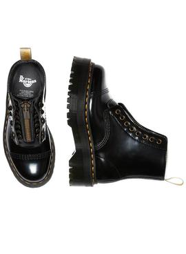 Stiefelettes Dr. Martens Vegan Sinclair Plataforma Schwarz