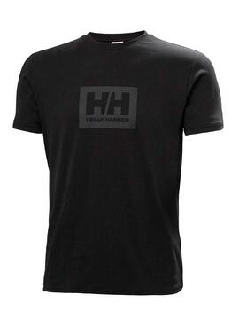 T-Shirt Helly Hansen Box T Schwarz für Herren