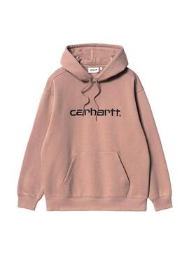 Sweatshirt Carhartt Hooded Sweat Rosa für Damen